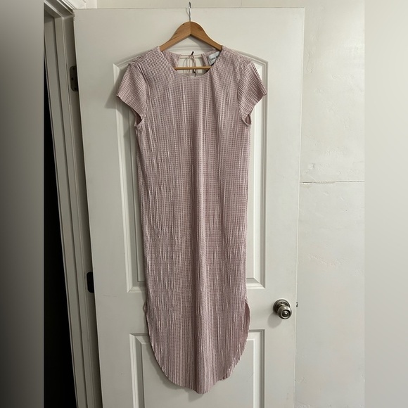 Sabina Musayev - Pink Shimmery Midi Dress size xs - Picture 1 of 6